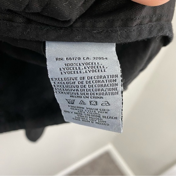 Anthropologie Marrakech Brushed Twill Moto Motorcycle Jacket Coat Black Large - Picture 5 of 8